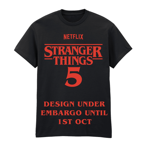 STRANGER THINGS - THE SQUARK LOGO - T-SHIRT