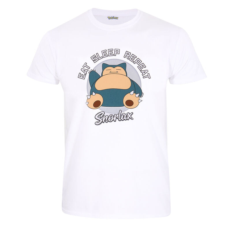 Pokemon - Snorlax Eat Sleep Repeat - T-Shirt