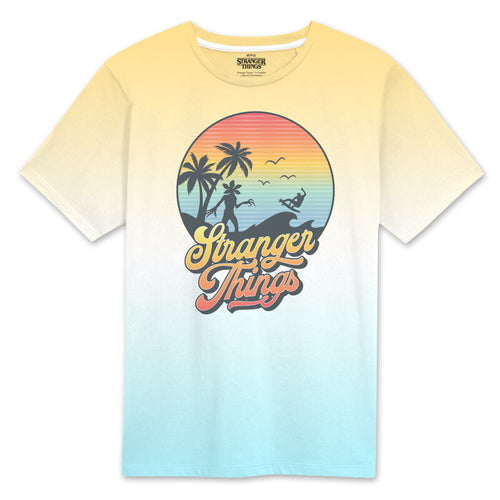 STRANGER THINGS - SUNSET CIRCLE - T-SHIRT