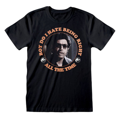 JURASSIC PARK - HATE BEING RIGHT - T-SHIRT
