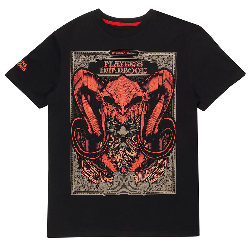 Dungeons and Dragons - Players Handbook - Super Heroes Collection - Unisex Black T-Shirt
