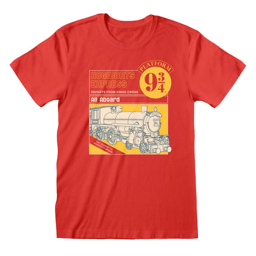 HARRY POTTER - COPERTINA DEL MANUALE DI HOGWARTS EXPRESS - T-SHIRT