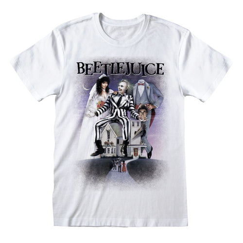 BEETLEJUICE - PÓSTER BLANCO - CAMISETA