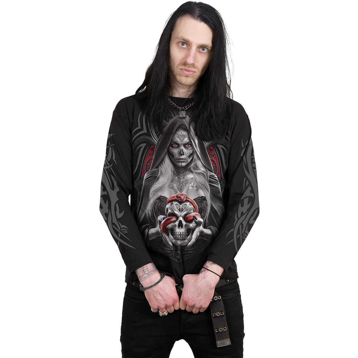 SPIRAL - HIGH PRIESTESS - LONGSLEEVE T-SHIRT