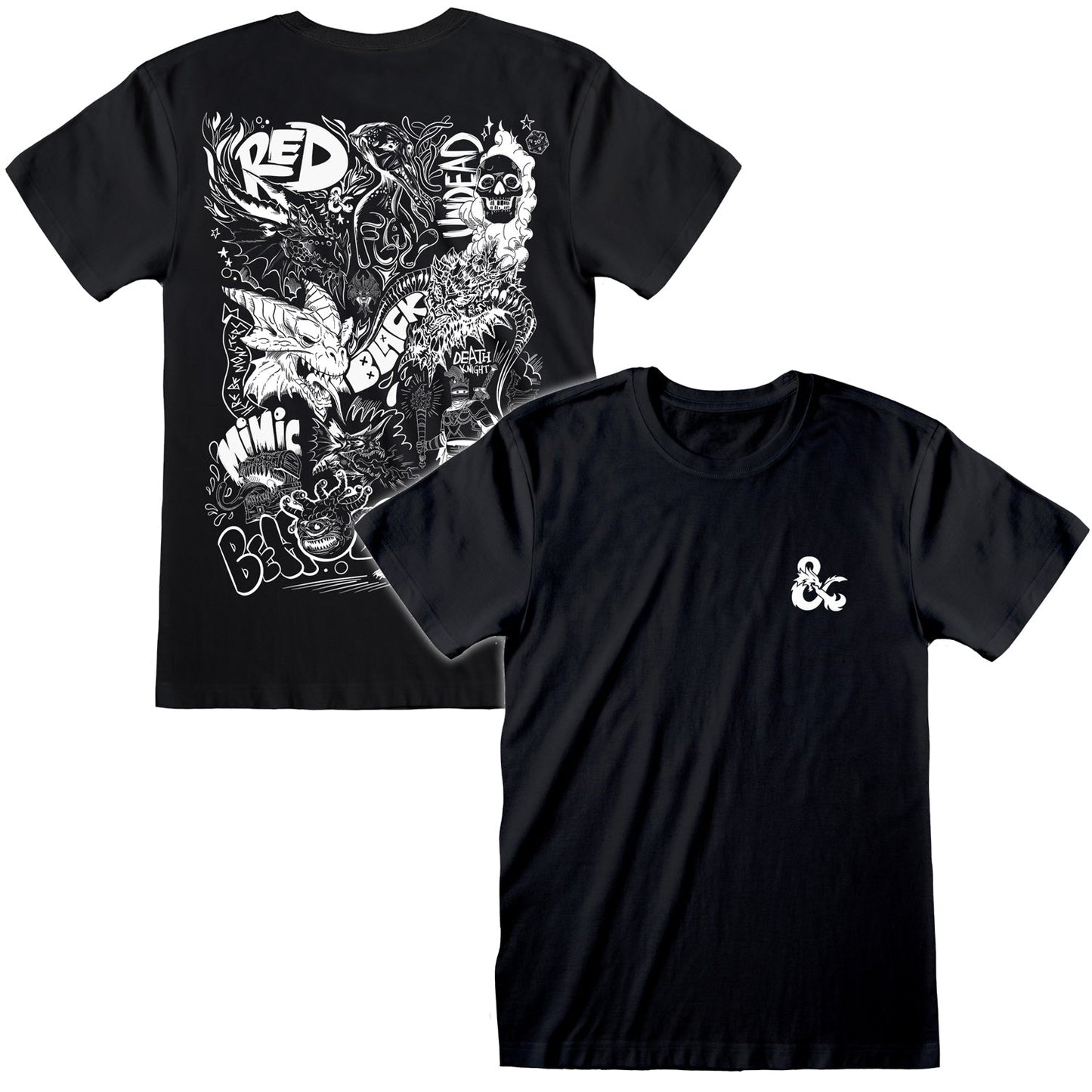 DUNGEONS AND DRAGONS - DOODLE - T-SHIRT