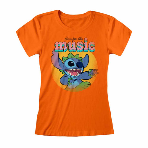 LILO & STITCH - HERE FOR THE MUSIC - T-SHIRT