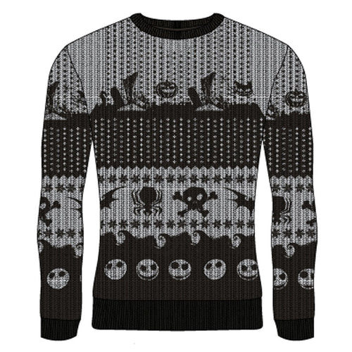 THE NIGHTMARE BEFORE CHRISTMAS - SYMBOLE - ŚWIĄTECZNY SWETER