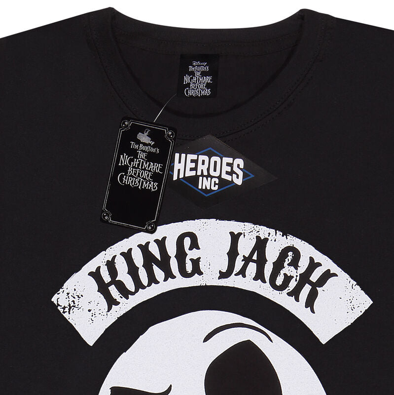 Nightmare Before Christmas - Jack Crest - T-Shirt Black