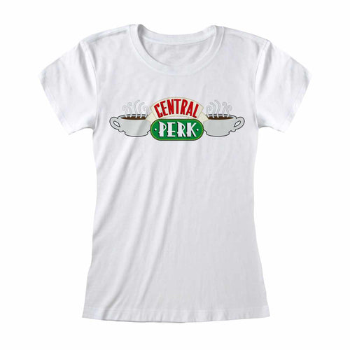 FRIENDS - CENTRAL PERK BLANC - T-SHIRT AJUSTÉ