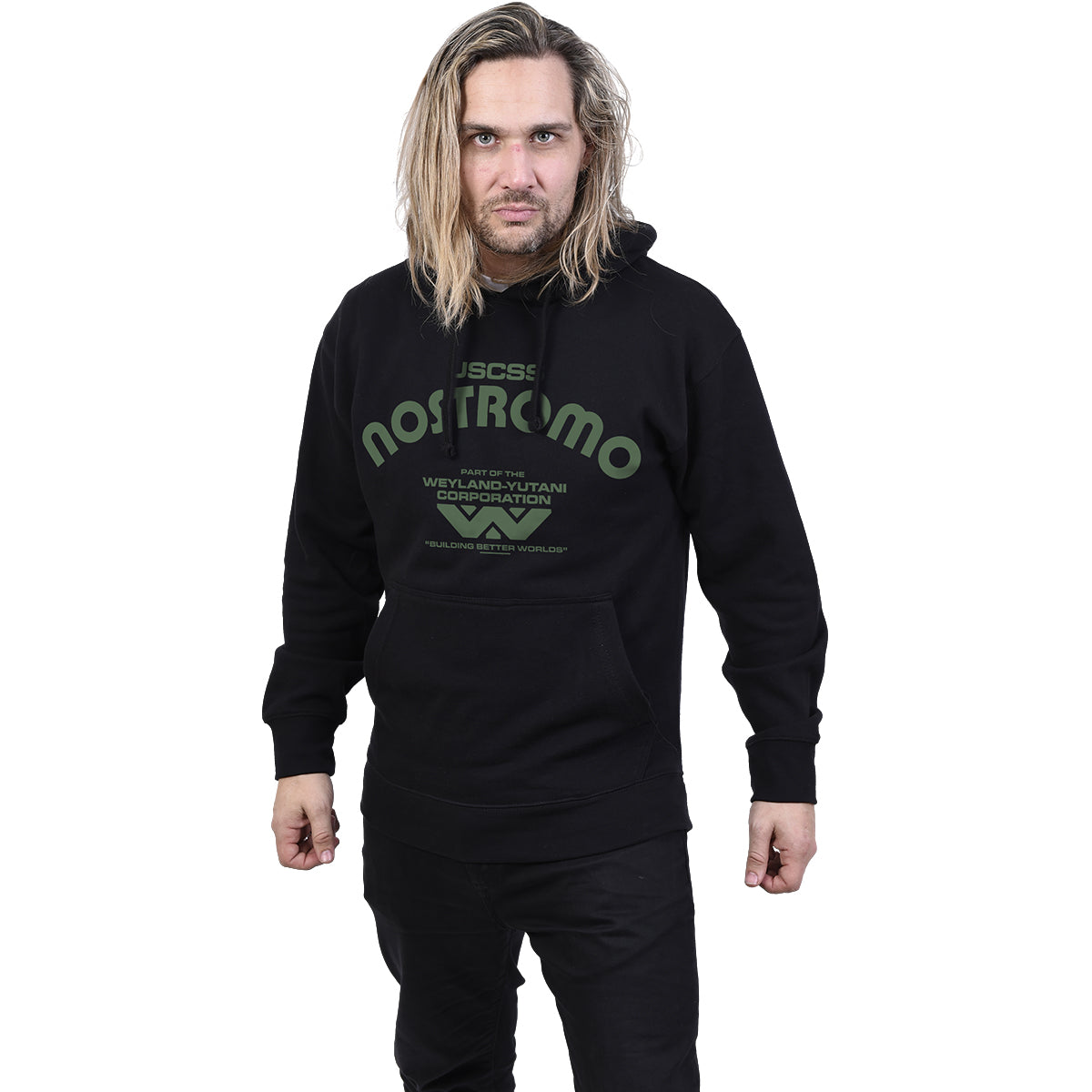 ALIEN - NOSTROMO - Hoody Black Front Only