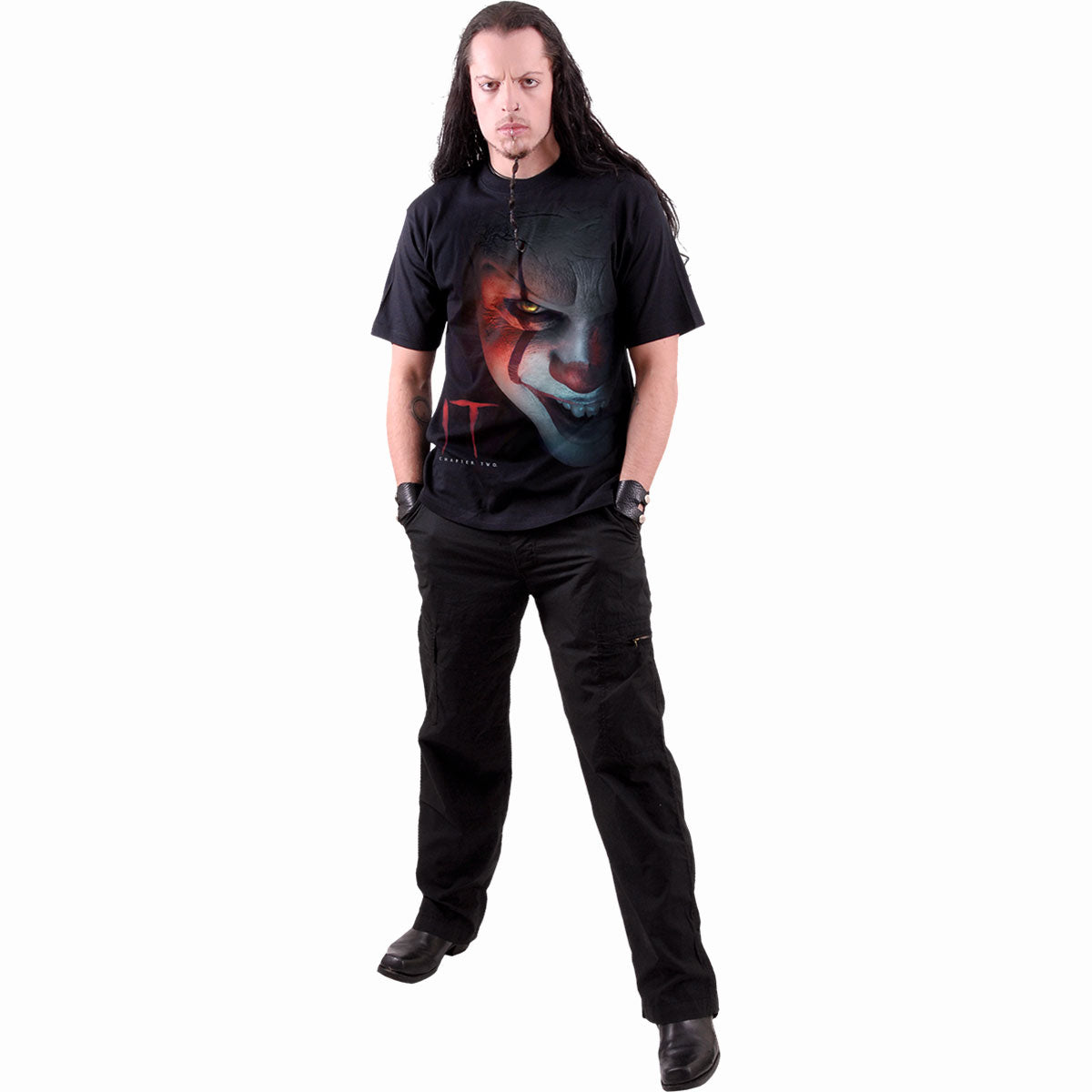 IT - PENNYWISE - T-SHIRT SCHWARZ