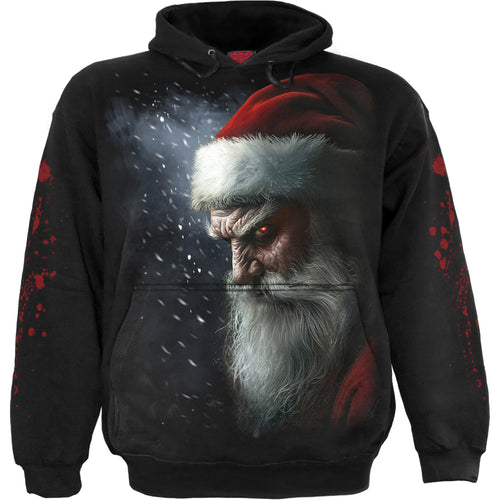 SPIRAL - NAUGHTY OR NICE SANTA - Bluza czarna