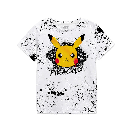 POKEMON - PIKACHU SPLAT - KOSZULKA DZIECIĘCA