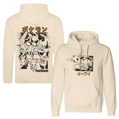 POKEMON - EEVEE EVOLUTIONS - BLUZA Z KAPTUREM