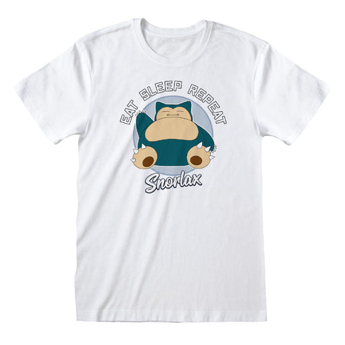 POKEMON - SNORLAX EAT SLEEP REPEAT - KOSZULKA