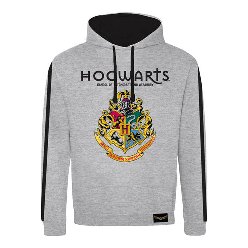HARRY POTTER - STEMMA DI HOGWARTS - FELPA CON CAPPUCCIO