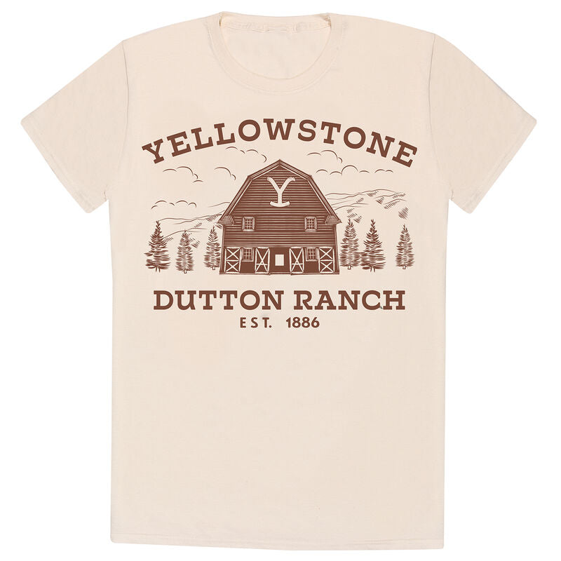 Yellowstone - Sand Ranch - T-Shirt Natural