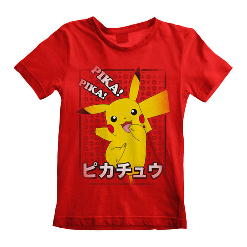 POKEMON - PIKA PIKA JAPANESE - KOSZULKA DZIECIĘCA