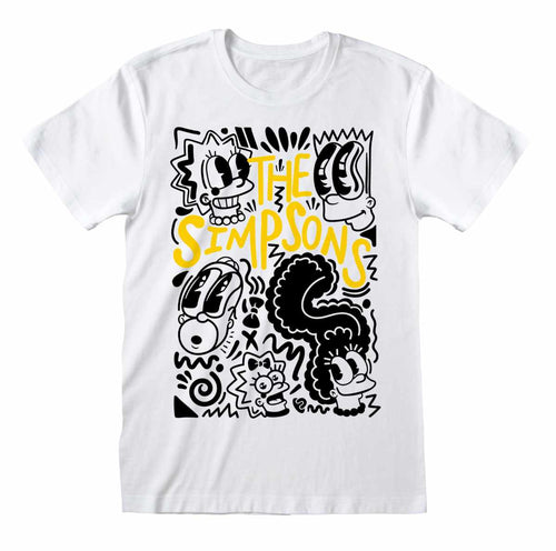 LOS SIMPSONS - GRAFFITI - CAMISETA