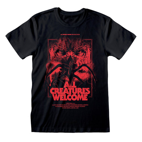 STRANGER THINGS - ALL CREATURES WELCOME - T-SHIRT