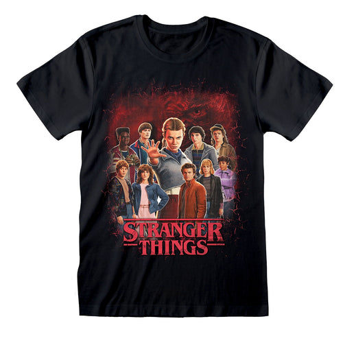 STRANGER THINGS - GROUP OF ALL CHARACTERS - T-SHIRT