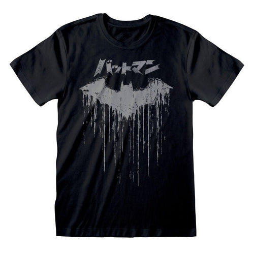 BATMAN - JAPOŃSKIE LOGO DISTRESSED - KOSZULKA