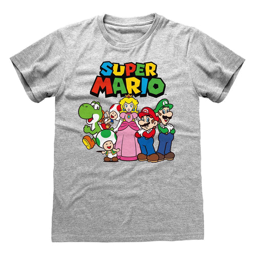 SUPER MARIO BROS - GRUPO VINTAGE - CAMISETA