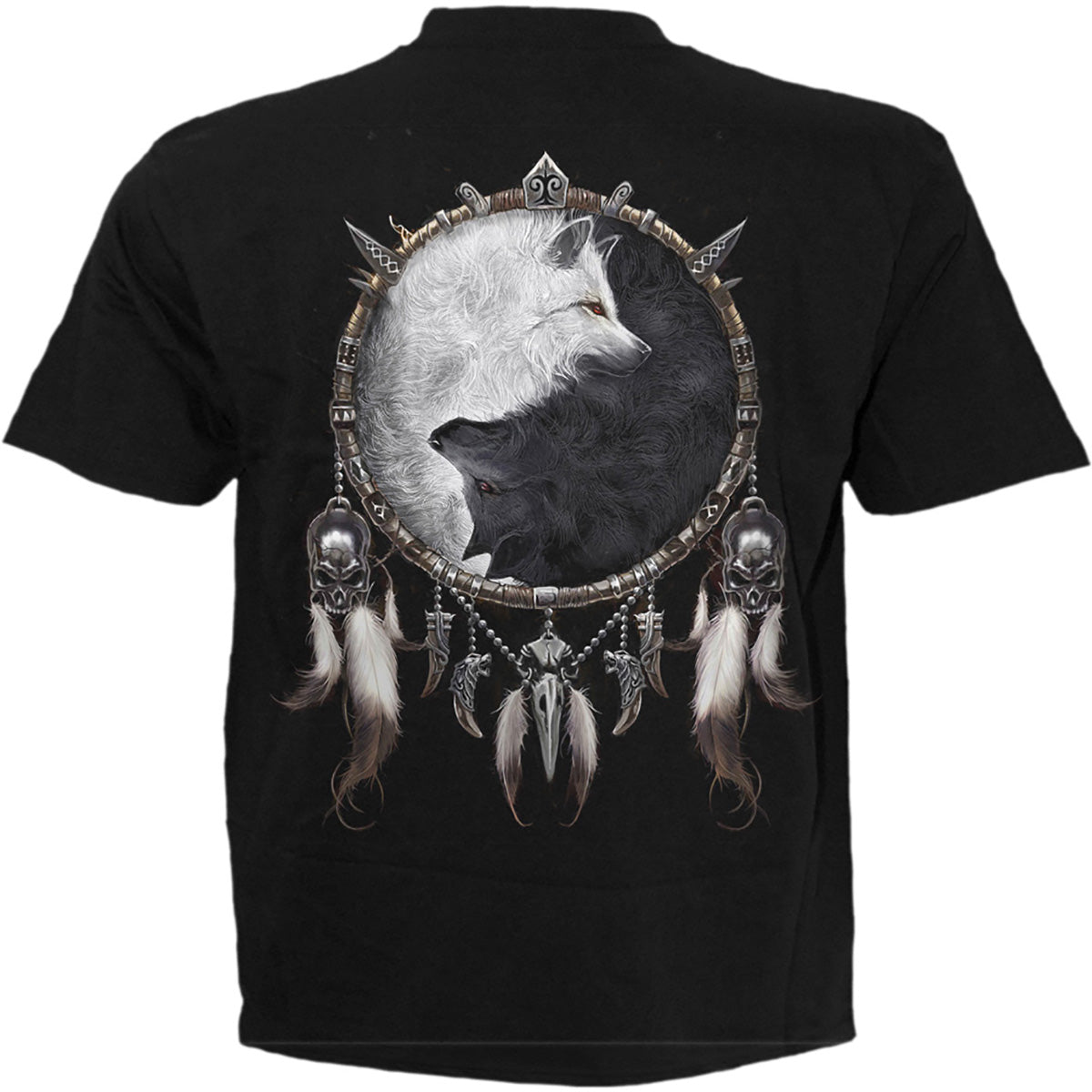 SPIRAL - WOLF CHI - T-SHIRT BLACK