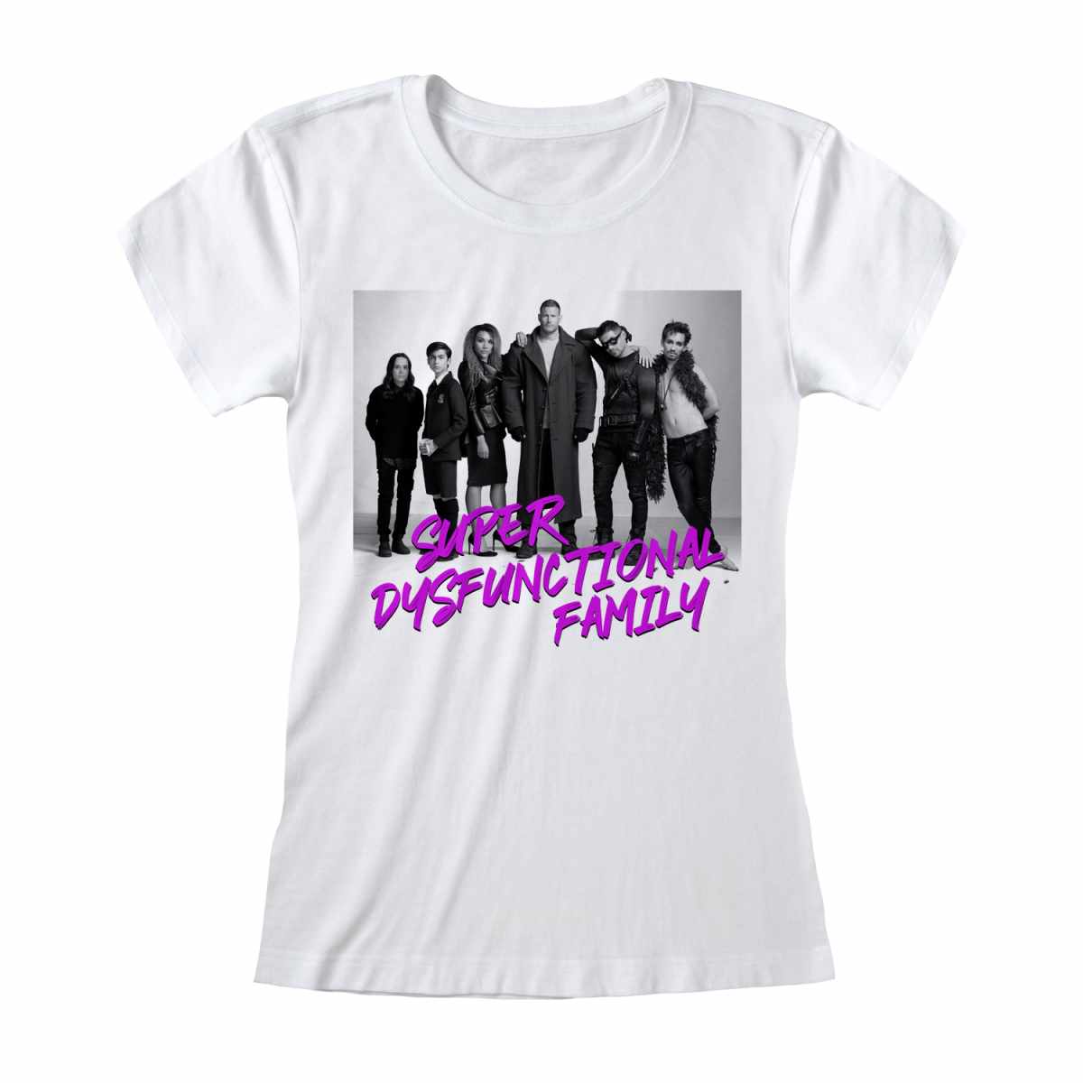 UMBRELLA ACADEMY - BLACK AND WHITE PHOTO - T-SHIRT
