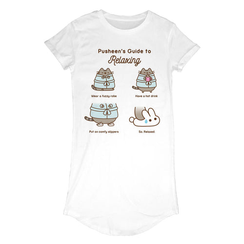 PUSHEEN - PRZEWODNIK PO RELAKSIE - T-SHIRT DRESS