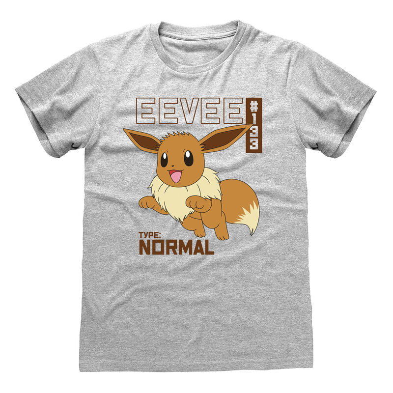Pokemon - Eevee - T-Shirt Grey