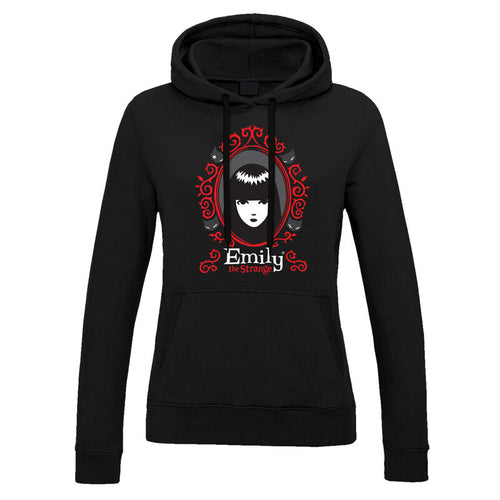 EMILY THE STRANGE - MARCO - SUDADERA CON CAPUCHA ENTALLADA PARA MUJER