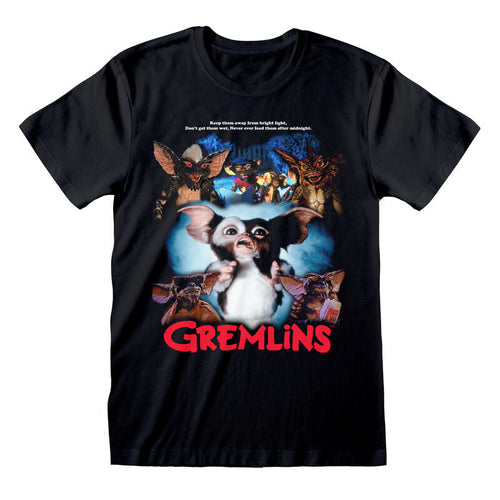 GREMLINS - PLAKAT RETRO - KOSZULKA