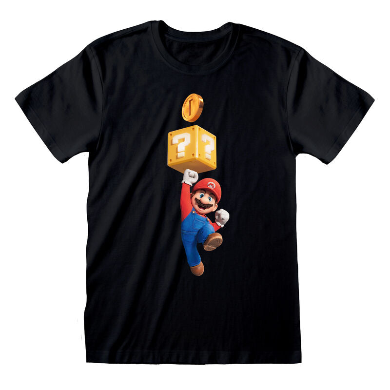 Super Mario Bros - Mario Coin - T-Shirt Black