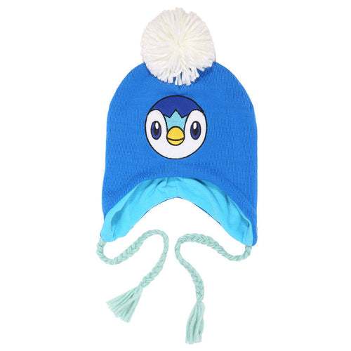 POKEMON - PIPLUP TRAPER - CZAPKA TRAPERSKA