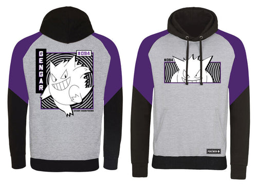 POKEMON - GENGAR SHADOW - BLUZA Z KAPTUREM