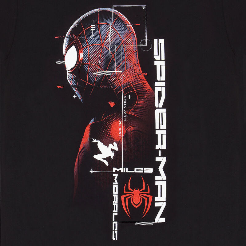 Spider-Man Miles Morales Video Game - Suit Specs - T-Shirt Black