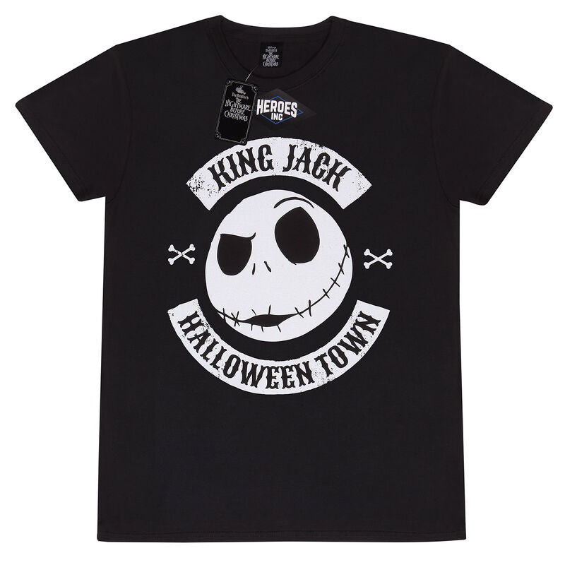 Nightmare Before Christmas - Jack Crest - T-Shirt Black