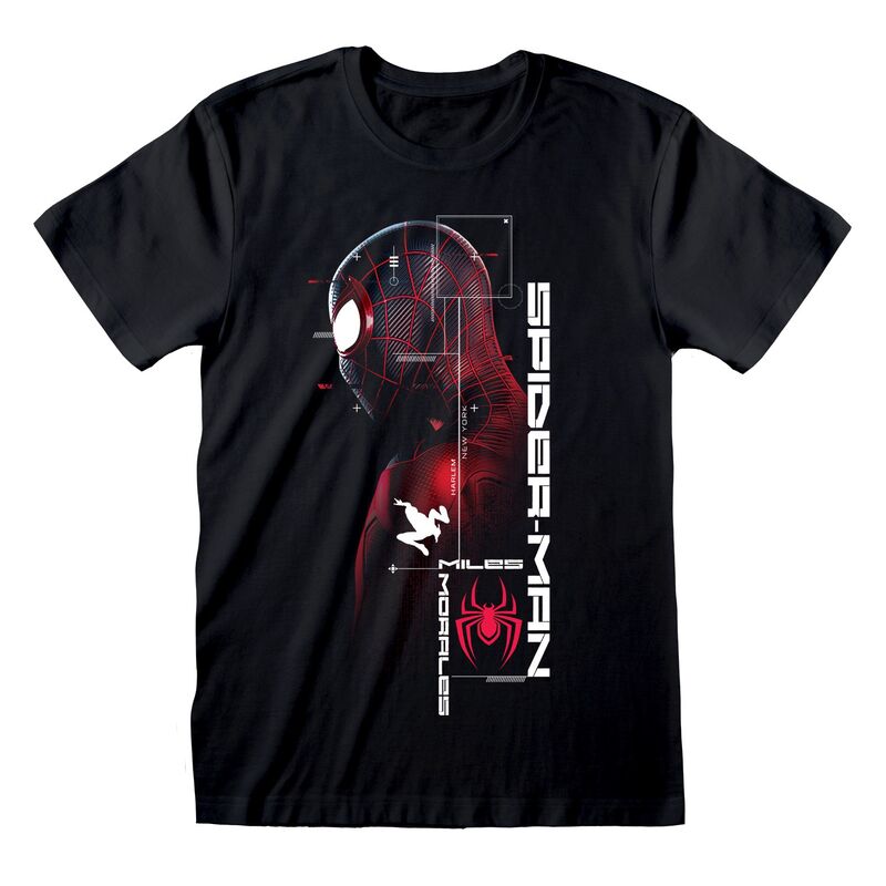 Spider-Man Miles Morales Video Game - Suit Specs - T-Shirt Black