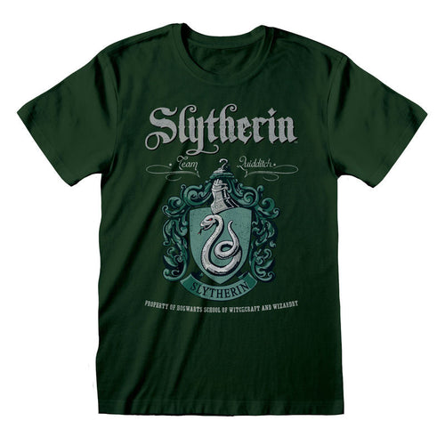 HARRY POTTER - SLYTHERIN GRÜNES WAPPEN - T-SHIRT