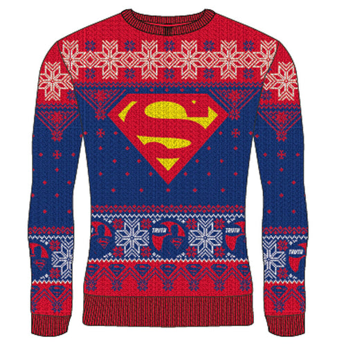 SUPERMAN - LOGO - WEIHNACHTSPULLI