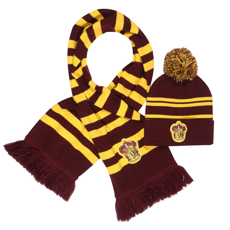 Harry Potter - House Gryffindor - Scarf and Hat Set