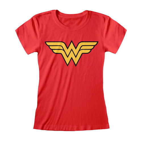 WONDER WOMAN - LOGO - FITTED T-SHIRT