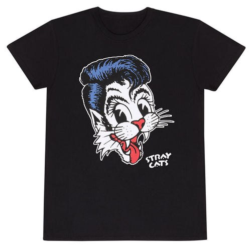 STRAY CATS - GROSS BLAU - T-SHIRT