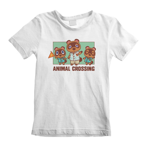 ANIMAL CROSSING - NOOK FAMILY - KINDER T-SHIRT