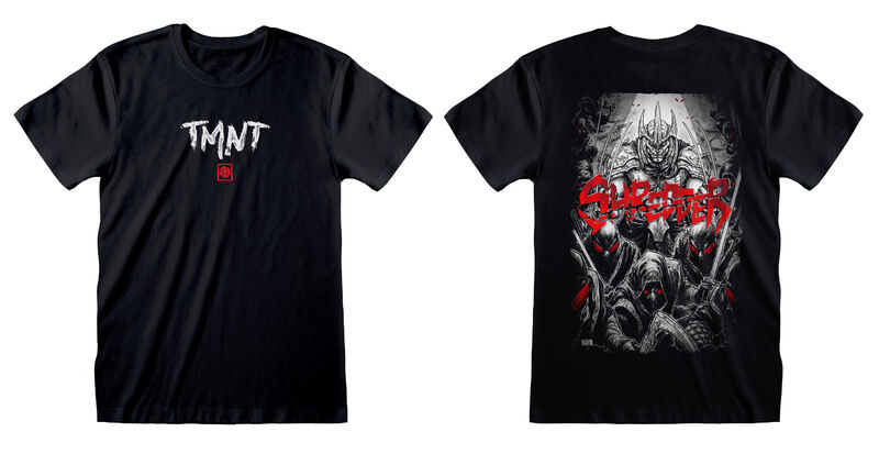 Teenage Mutant Ninja Turtles - Artist Series - Shredder (Front & Back) - Unisex Black T-Shirt  