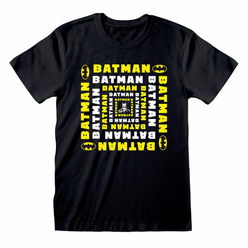 BATMAN - QUADRATISCHER NAME - T-SHIRT