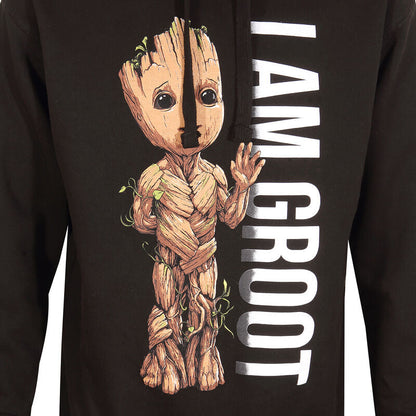 I Am Groot - Profile (Hoodie) - Hoodie Black