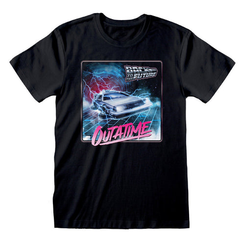 BACK TO THE FUTURE - OUTA TIME NEON - T-SHIRT