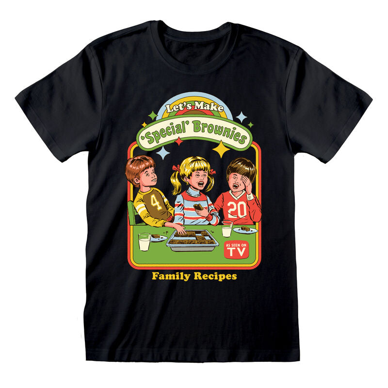 Steven Rhodes - Lets make Brownies - T-Shirt Black